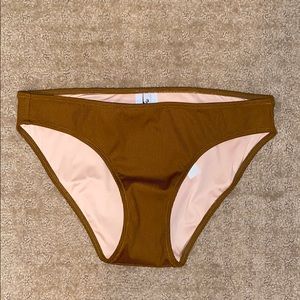Madewell Second Wave Ribbed Bikini Bottoms